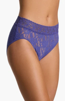 NWOT Hanky Panky Signature Lace French Briefs Panties, Deep Sleep Blue, Size M - Image 1 of 4