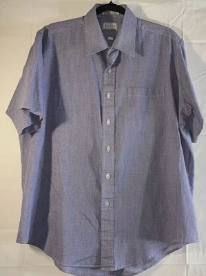 Ketch Shirt Mens 17 Button Down Short Sleeve Vintage Single Needle Stich Casual - Image 1 of 4