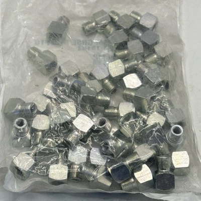 LINCOLN 90 Degree Elbow Grease Nut Fitting 1/8 NPSM 13154 Threaded QTY 50 - Image 1 of 4