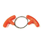 1pc Portable Stainless Steel Wire Saw Camping Hiking Survival Cutting Tool - NEW