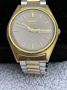 Vintage Seiko Automatic 17 Jewels 6309-7149 A2 Uhr braunes Zifferblatt - Bild 1 von 9