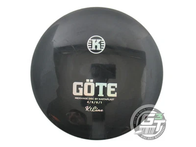 USED Kastaplast K1 Gote 178g Black Silver Holo Foil Midrange Golf Disc - Image 1 of 2