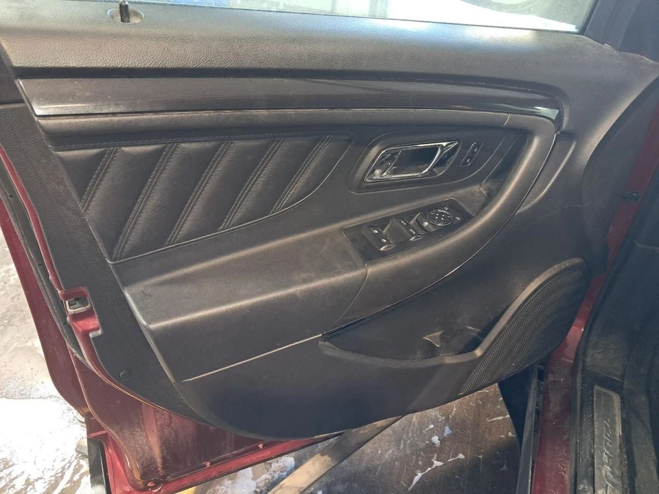 2016 Ford Taurus Left Front Door Trim Panel Black Used OEM 434612 - Image 1 of 4