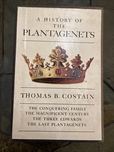 A History of the Plantagenets Thomas Costain 1962 Doubleday 4 Vols Set Slipcase - Imagen 1 de 9