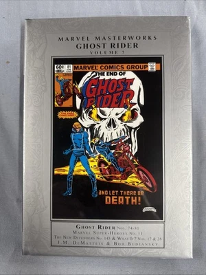 Marvel Masterworks Ghost Rider Vol #7 Hard Cover (2025) Global Shipping Nm - Image 1 of 4