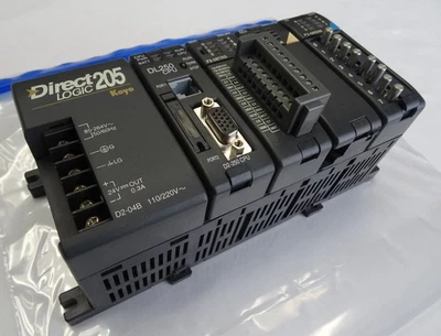 AUTOMATION DIRECT LOGIC DL250 KOYO RACK ASSEMBLY W/ MANUAL *READ DETAILS!* (180) - Image 1 of 4