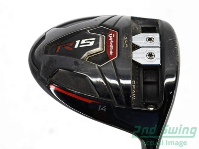 Controlador TaylorMade R15 negro 14° grafito regular derecho 45,75 pulgadas Foto 1 de 4