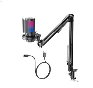 Gaming Microphone, USB PC Mic for Podcasts Videos, Streaming, Coconise Pro Mic - Photo 1/21