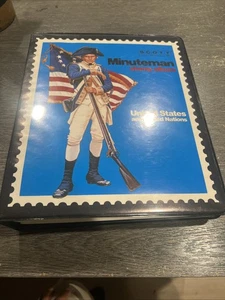 Vintage 1978 Scott Stamp Co. Minuteman USA Briefmarkenalbum - einige Briefmarken - Bild 1 von 5