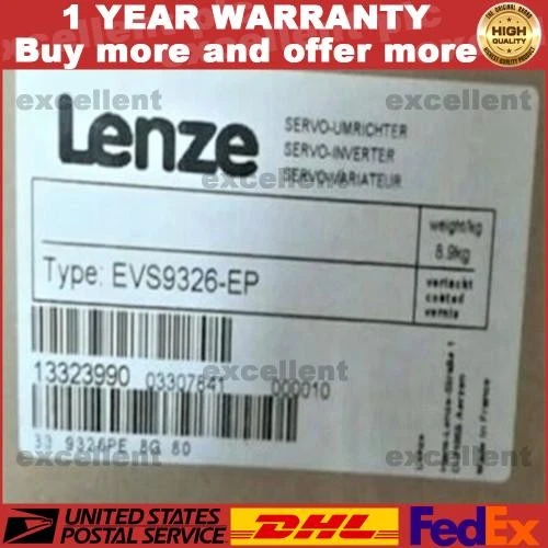 US Free TAX EVS9326-EP NEW LENZE SERVO INVERTER EVS9326-EP EVS9326EP - Image 1 of 1