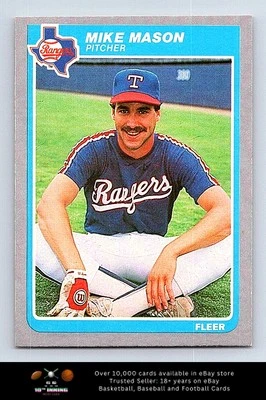 1985 Fleer BASEBALL #562 Mike Mason - Image 1 of 2