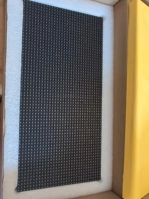 HUB75 LED matrix (32x64 rgb pixel, 4mm pitch) mit Plexiglas-Frontplatte - Bild 1 von 4