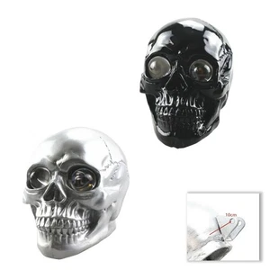 Skull Headlight Head Lamp Custom Fits for Harley Suzuki Universal BR - Picture 1 of 12