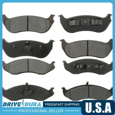 Front Rear Disc Brake Pad Set fits 2003-2006 Jeep Wrangler - Image 1 of 3