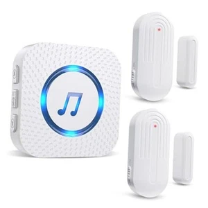 Door Chime, Wireless Door Sensor Chime When Door Opens,Door Entry Alarm Chime - Picture 1 of 7