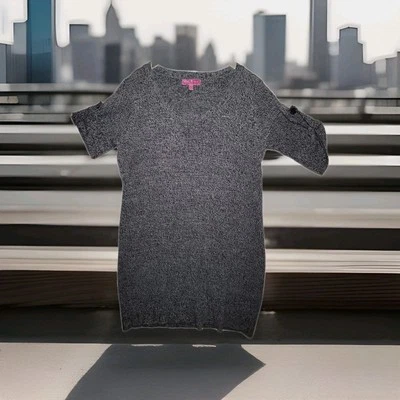 Derek Heart Women's Sweater Dress  Gray 3/4 Sleeve Stretch Gray Size 3XL K0442 - Image 1 of 4