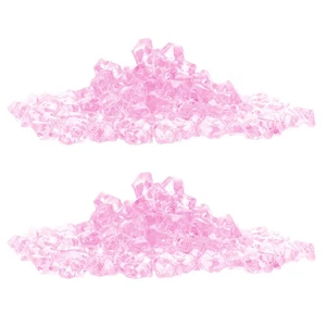  300 Pezzi Cubetti di Ghiaccio Finti Colorati Cristalli Decorativi Sparsi da Tavolo - Foto 1 di 18