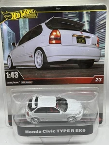 Honda Civic TYPE R EK9 1:43 Hot Wheels Premium - Diecast - Real Riders - Imagen 1 de 3