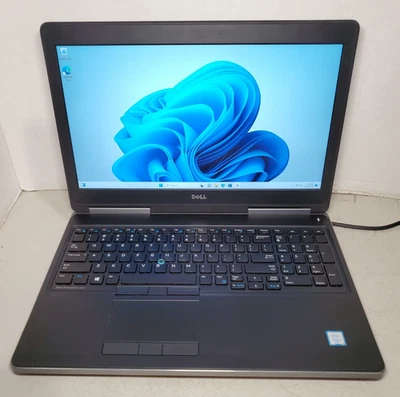Dell Precision 7510 i7-6920HQ 2.90GHz 8GB RAM 128GB SSD Win11 NO BATTERY! #69 - Image 1 of 4