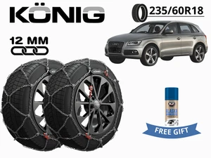 Schneeketten Konig 12mm Für Audi Q5 (8R) 2008-2019 235/60R18 GR 255 XG12PRO - Bild 1 von 10