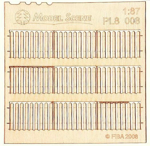 MODEL SCENE STACCIONATA IN LEGNO SCALA 1/87 H0 PL8 008 - Immagine 1 di 1