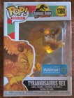 Funko Pop! Jurassic Park Tyrannosaurus Rex Translucent Walmart 1380 Amber