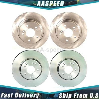 Front Rear Brake Rotor For Mercedes-Benz 500SL 1993 1992 1991 1990 Brembo - Image 1 of 4