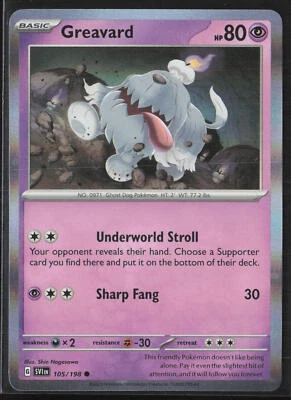 Miscellaneous Cards & Products #105/198 Greavard (Mirage Holo) - Image 1 of 2