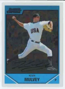 2007 Bowman Chrome Draft Prospects Kevin Mulvey RC Auto New York Mets #BDPP73 - Picture 1 of 2