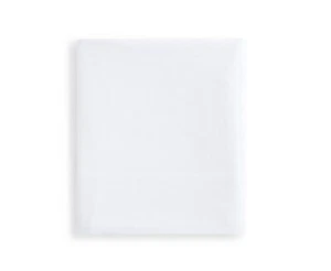 Luxury Cotton Percale Fitted Sheet King White - Picture 1 of 6