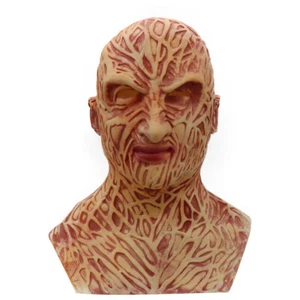 New Jason Freddy Mask Halloween Horror Demon Latex Mask Full Head Cosplay Props - Picture 1 of 5