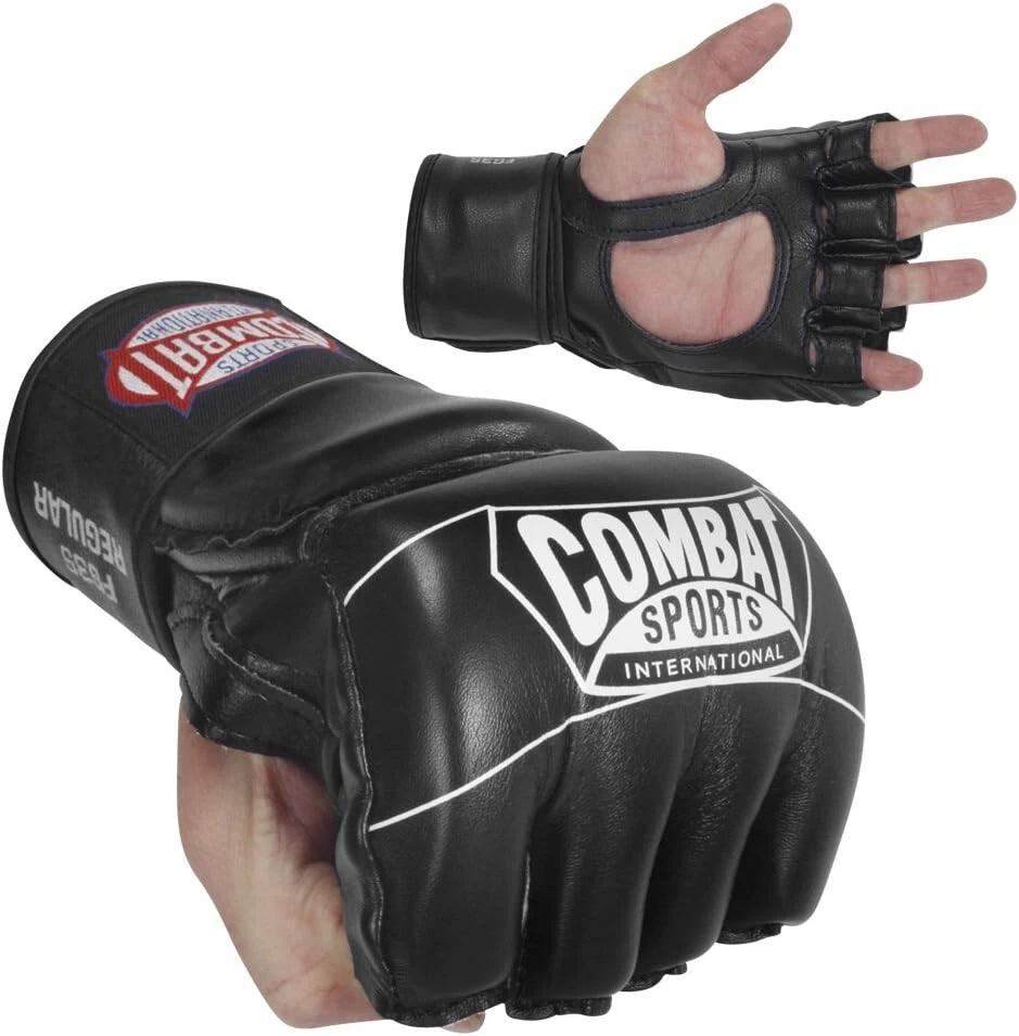 Guantes de MMA de agarre estilo profesional de deportes de combate talla YL Foto 1 de 1