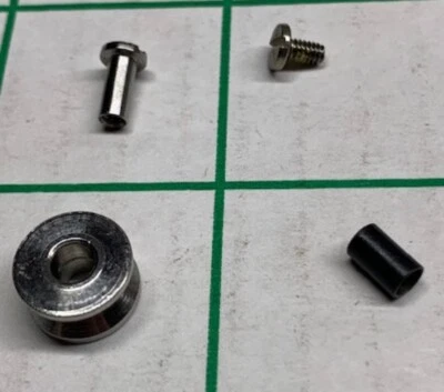 Aftco - Conjunto de rodillo guía - Piezas de repuesto - Tamaño # 1 acero inoxidable Foto 1 de 4