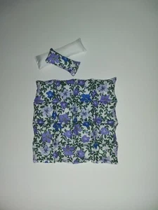 Dollhouse Miniature Comforter Set With Matching Pillows 1:12 Scale Baffles - Picture 1 of 5