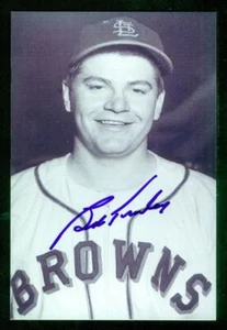 #1224, 4" x 6" Photo Card, Signed-Autographed, Bob Turley, St Louis Browns - Picture 1 of 2