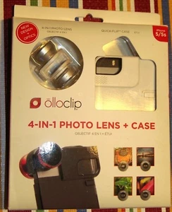 Olloclip Teleobiettivo 4 in 1 + Custodia per i-phone o i-pod - Bianco - Foto 1 di 4