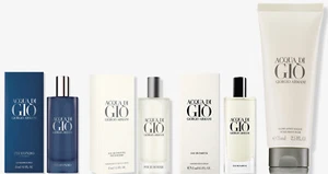 ARMANI Acqua Di Gio 4 PIECE Freagrance Set,Travel size NEW WITH BOX - Picture 1 of 1