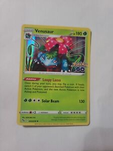 Pokémon TCG Venusaur Pokemon GO 003/078 Holo seltenes Gras Neuwertig