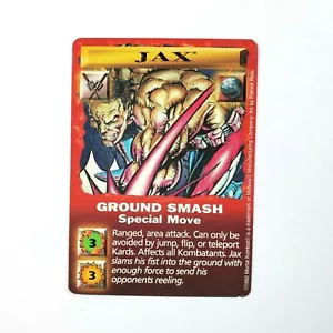 Juego de cartas Mortal Kombat Kard TCG 1992 Jax Ground Smash movimiento especial juego de cartas MP - Imagen 1 de 2