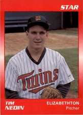 1989 Star #152 Tim Nedin Elizabethton Twins