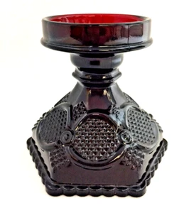 Base para Portavelas Rojo Rubí Colección Cape Cod Avon 1876 - Imagen 1 de 11