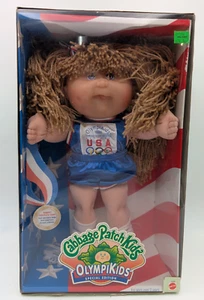 Muñeca de colección Mattel Cabbage Patch Kids Olympikids 1996 atletismo EE. UU. Dana Gayla - Imagen 1 de 12