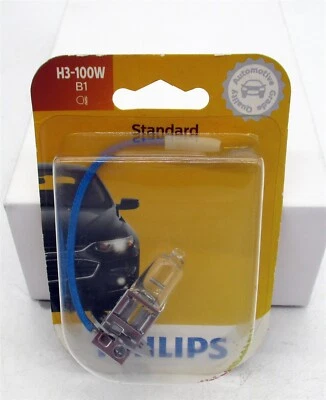  Lámpara antiniebla halógena estándar Philips H3-100W, paquete de 1 H3100WB1 Foto 1 de 2