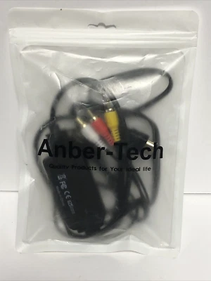 CVSB To HDMI Cable, Male 3RCA/AV Converter Adapter Signal Analog CVBS USB-Anber - Image 1 of 3
