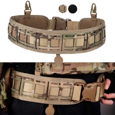 Cinturón táctico Molle cinturón acolchado cinturón de patrulla combate batalla guerra cinturón web Foto 1 de 4