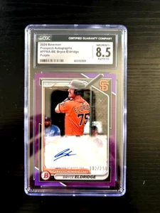 Bowman Prospect 2024 automático Bryce Eldridge CGC 8,5 - Imagen 1 de 2