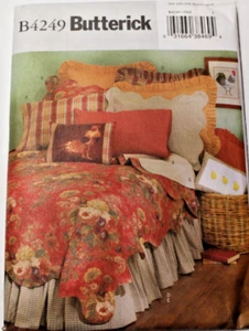 Butterick 4249 Bedroom Essentials Schnittmuster Bett-Rock Kissen - Bild 1 von 2