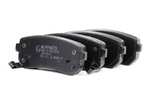 NIPPARTS J3610512 rear brake pads for Hyundai for ix35 (LM, EL, ELH)