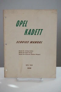 Opel Kadett Service Manual BPS 10.04 - Engine - Picture 1 of 3
