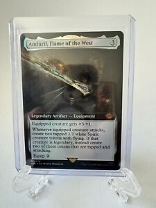 MTG FOIL Anduril, Flame of the West The Lord of the Rings  0375 NM/M Fresh Pull